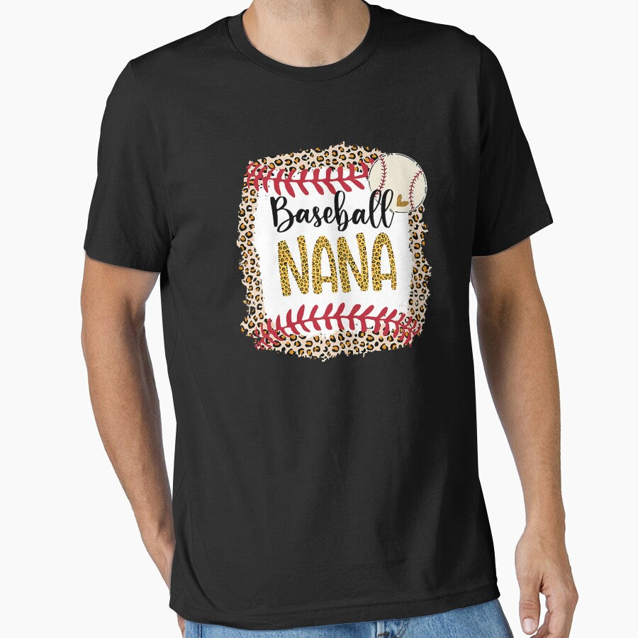 Baseball Nana Leopard Baseball Nana For Mother's Day by MichelSorour