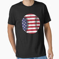 Fourth Of July 4th Baseball American Flag USA Men Women by MichelSorour