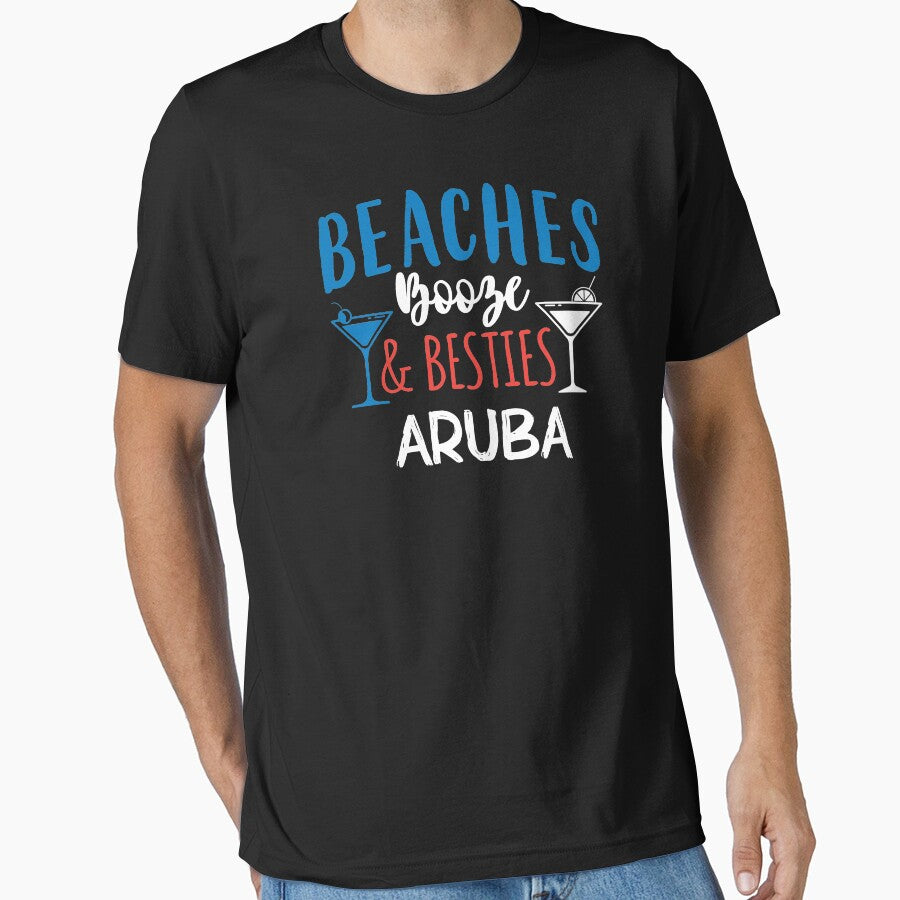 Beaches Booze Besties Bachelorette Aruba Girls Trip design by jakehughes2015