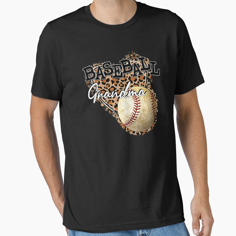 Softball Baseball Grandma Leopard Mother's Day Gifts by MichelSorour