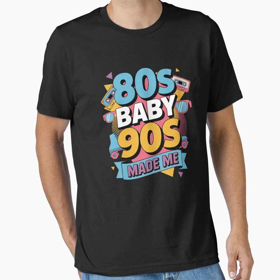 1980s 80's Baby 1990s 90's Made Me Nostalgia 4 by angolinnArt