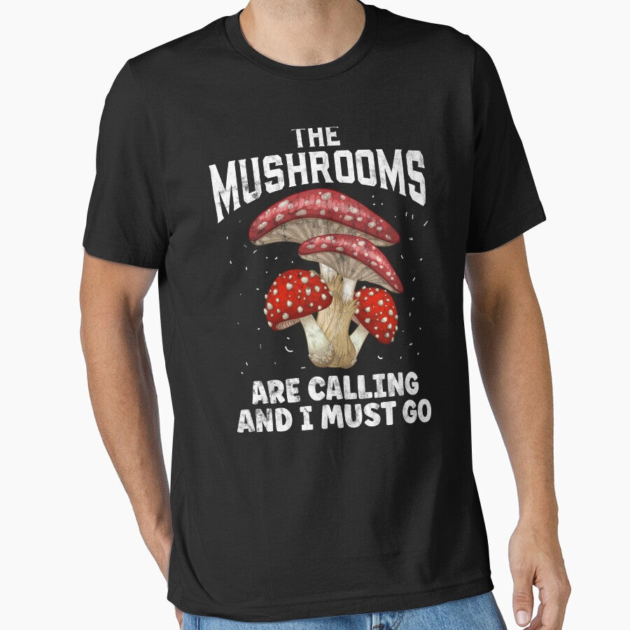 Mushrooms Are Calling And Must Go Mushroom Hunting Foraging by Dressed For  Duty