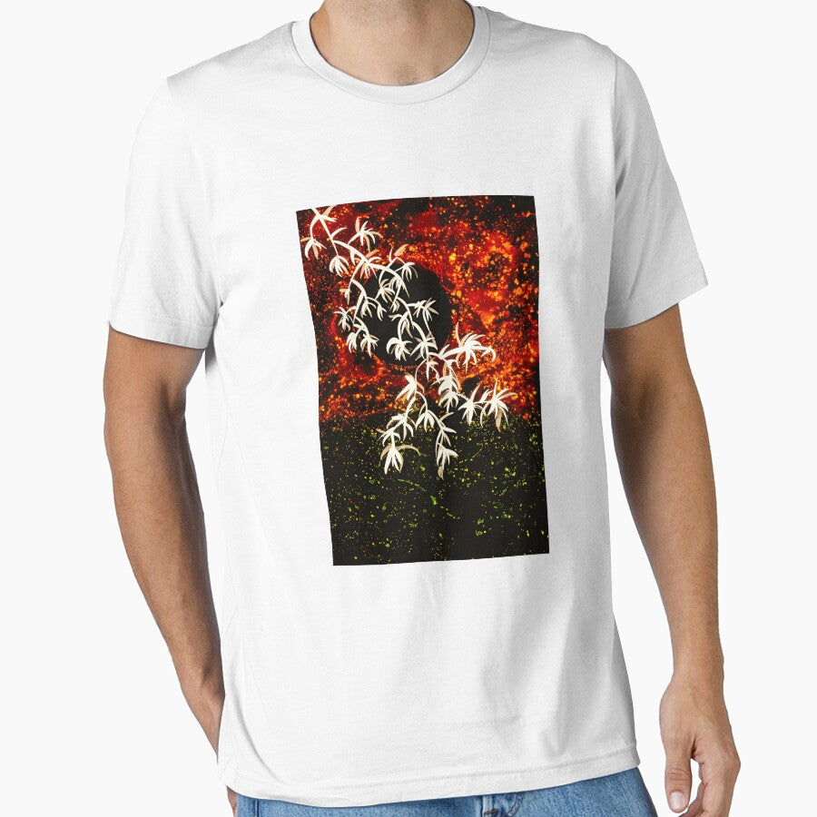 Crimson Celestial Bamboo by AstralArborsArt