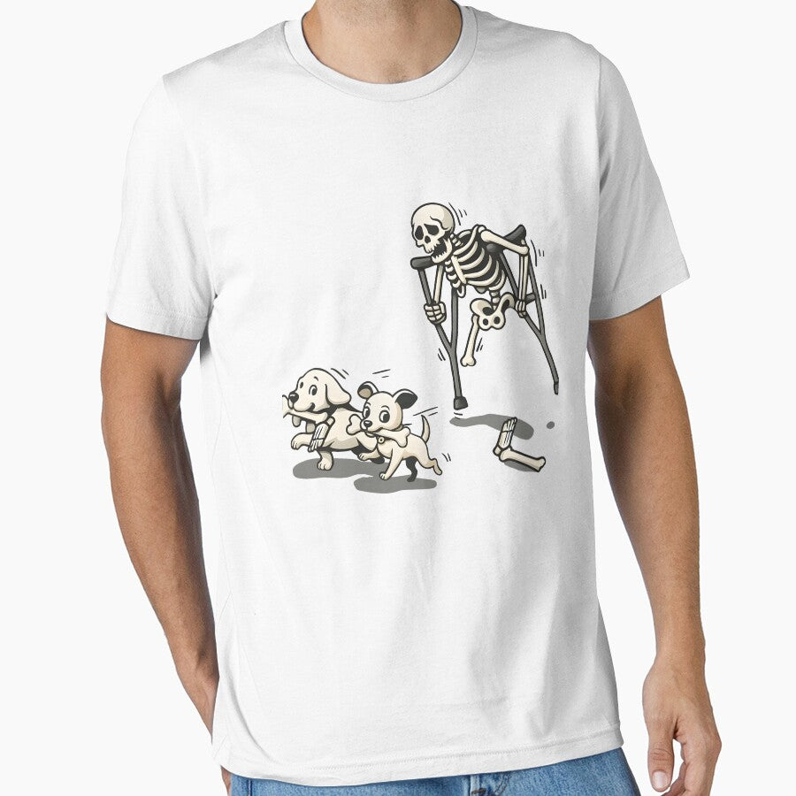 Funny Halloween Skeleton Dog by Zacharieello