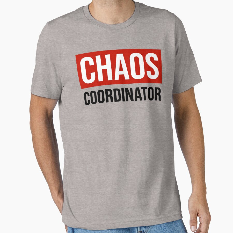 Chaos Coordinator Funny Mom Dad Boss Manager Teacher by EvengoDesign89