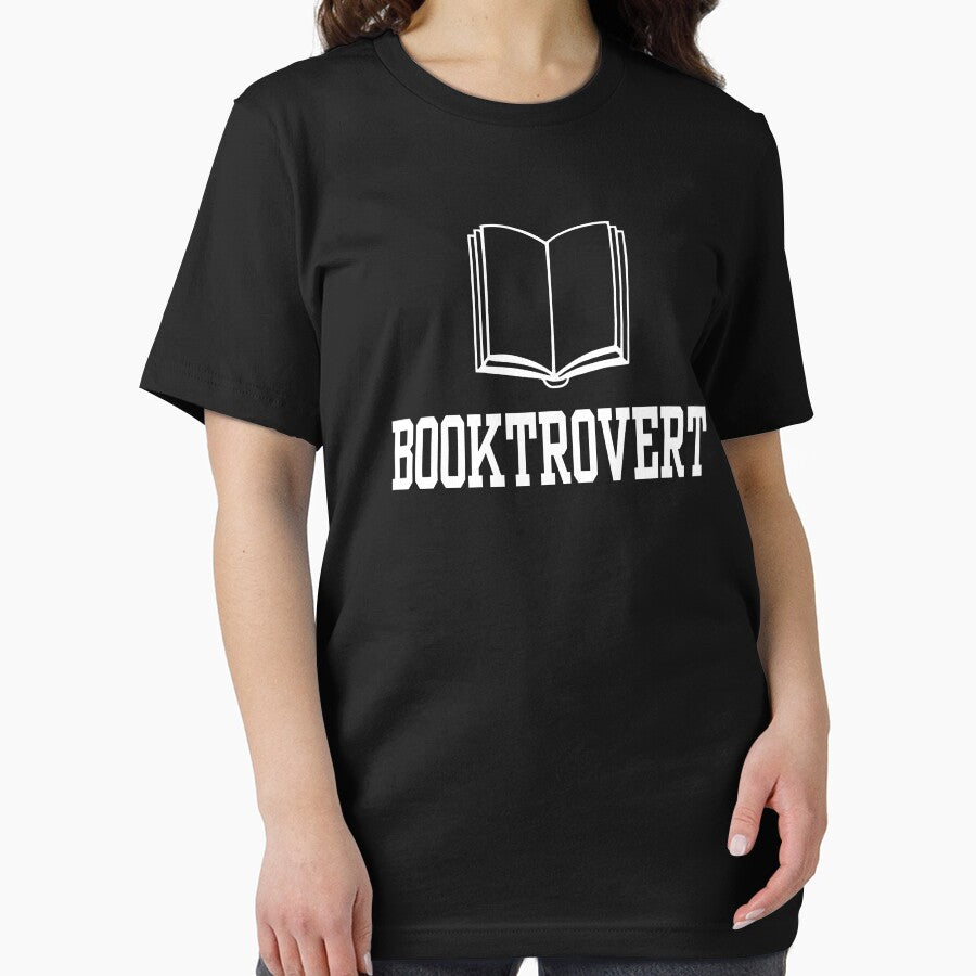Booktrovert, book lover gift by halazidan