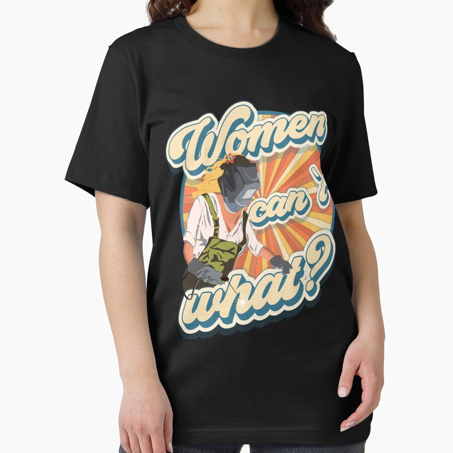 Funny quote welder woman gift Women can t what? by HomeCoquette