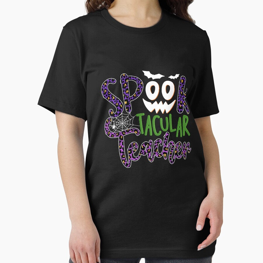 Spook tacular Teacher halloween gifts horror pumpkin funny by beckadamr