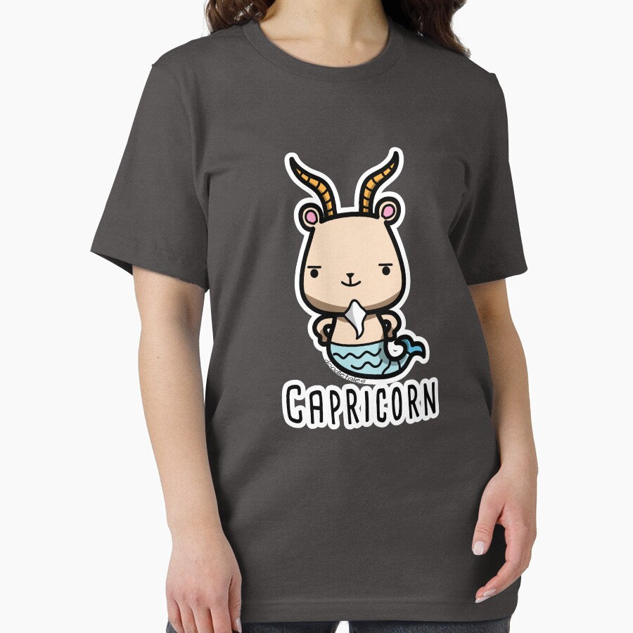 Capricorn zodiac teddy bear T-shirt by doodletales