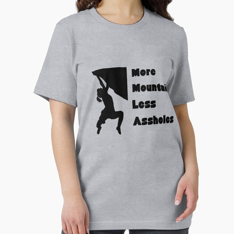 More Mountains Less Assholes Camping Funny Sayings Mens And Women Gift Ideas Jokes Design Fun Camping by Akmloza