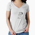Cute Cat Mom Floral Line Art by TheWanderlight