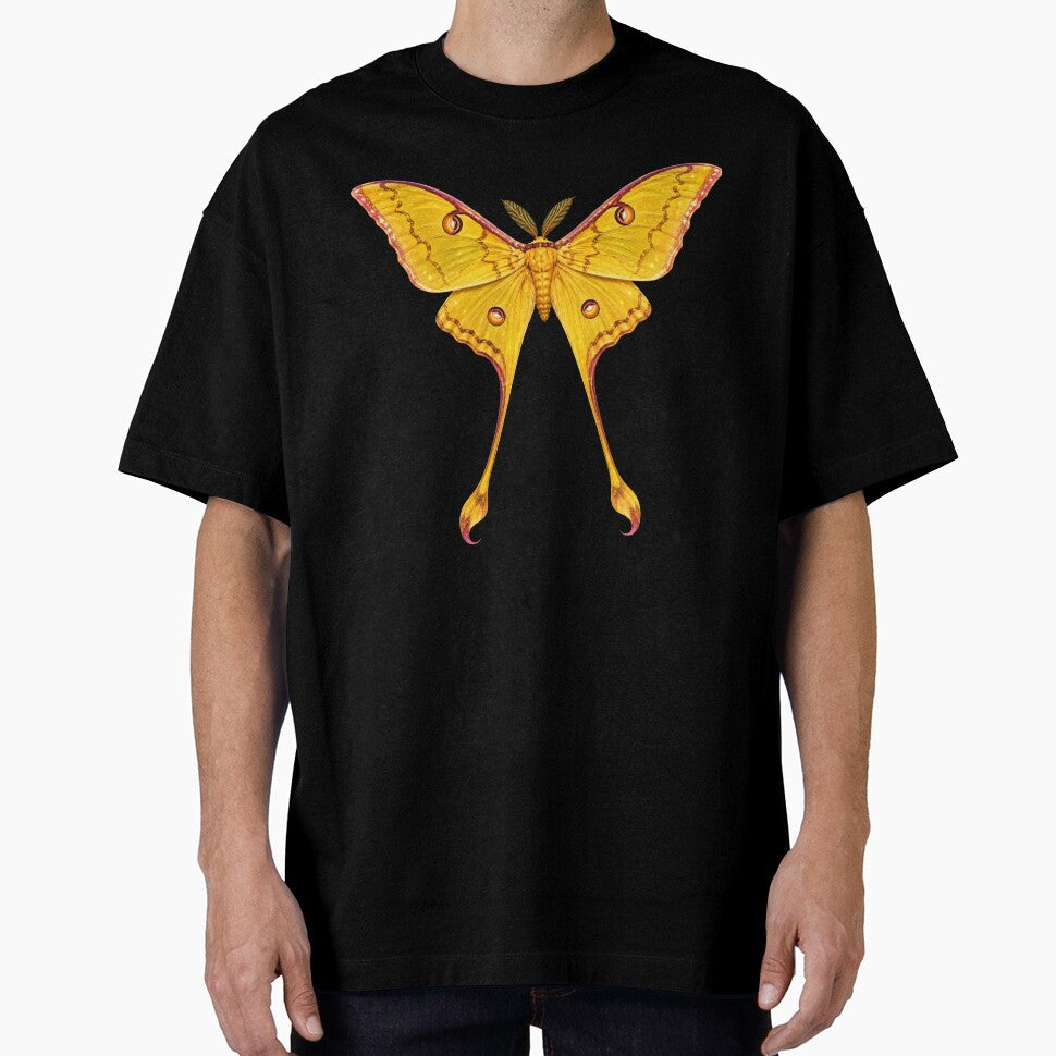 Comet Moth Argema mittrei Cartoon Style by Harpagann