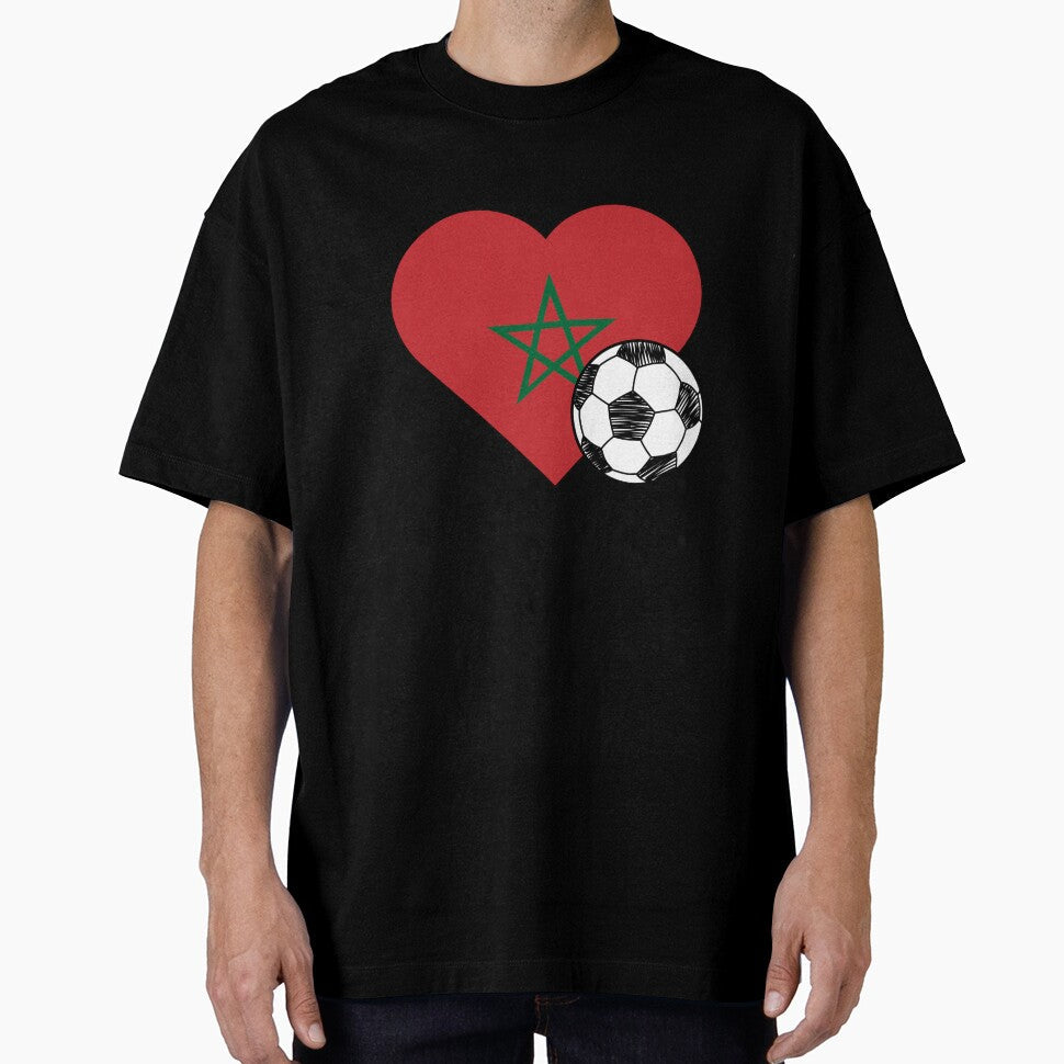 Morocco Soccer Heart Design by FinalScoreClub