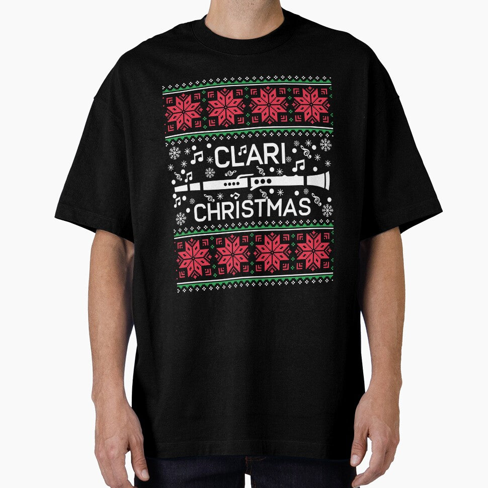 Clarinet Marching Band Ugly Christmas Sweaters by mrsmitful
