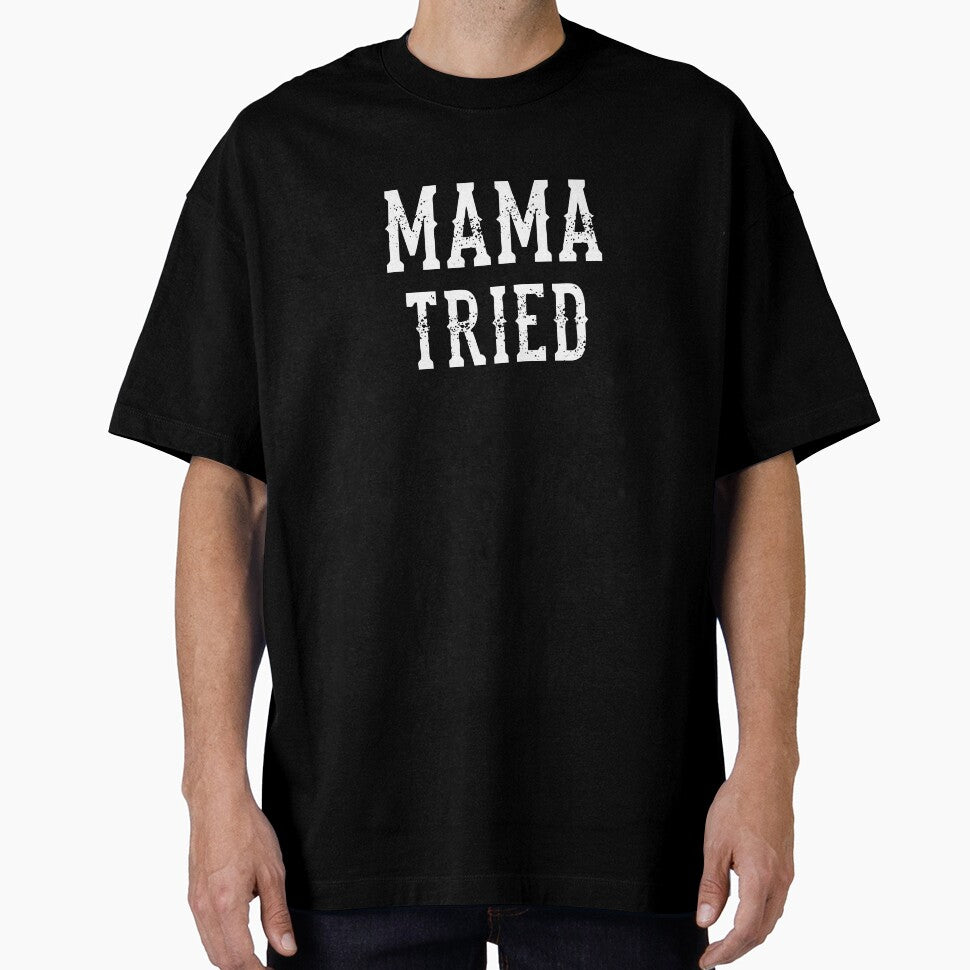 Mama Tried Vintage Design For Country Music Lovers, Mom Tee graphic by DNH Threads