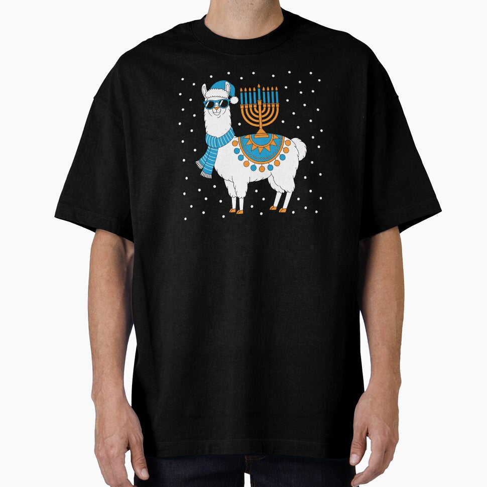Llama with Menorah by jkrphoto