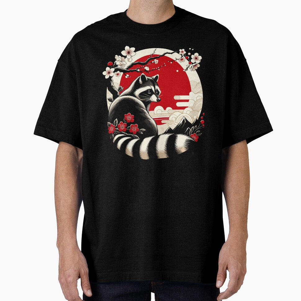 Japanese Retro Raccoon Gift Men Women Japan Raccoon by KsuAnn