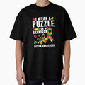 Autism Puzzle Piece Grandpa Grandma by momecreative