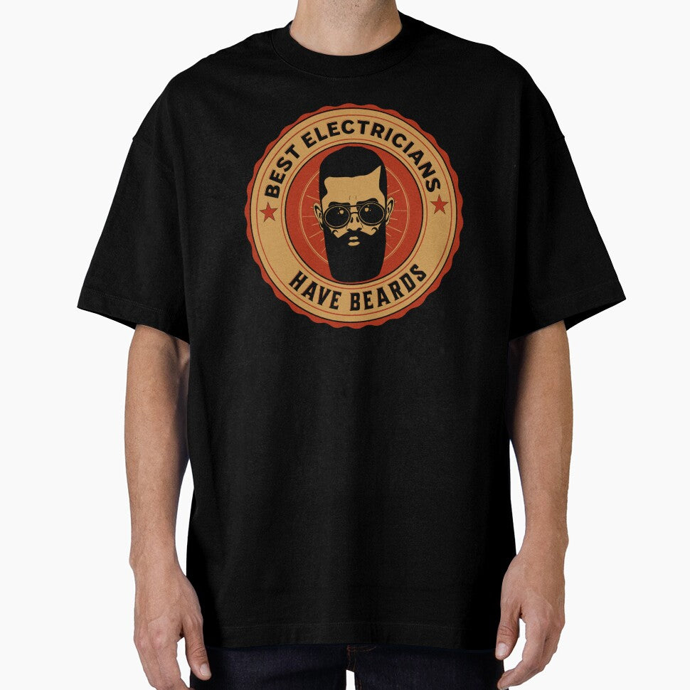 The Best Electricians Have Beards, Funny Electrician Beard, Beard Lover, Vintage Electrician by AMINE  ★★★★★