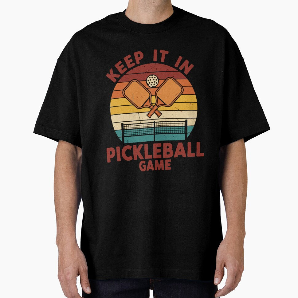 Pickleball Keep It In Game Funny Player Paddles by LuminOrb