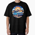Minimalist retro sunset classic tshirt by anandsiva2703