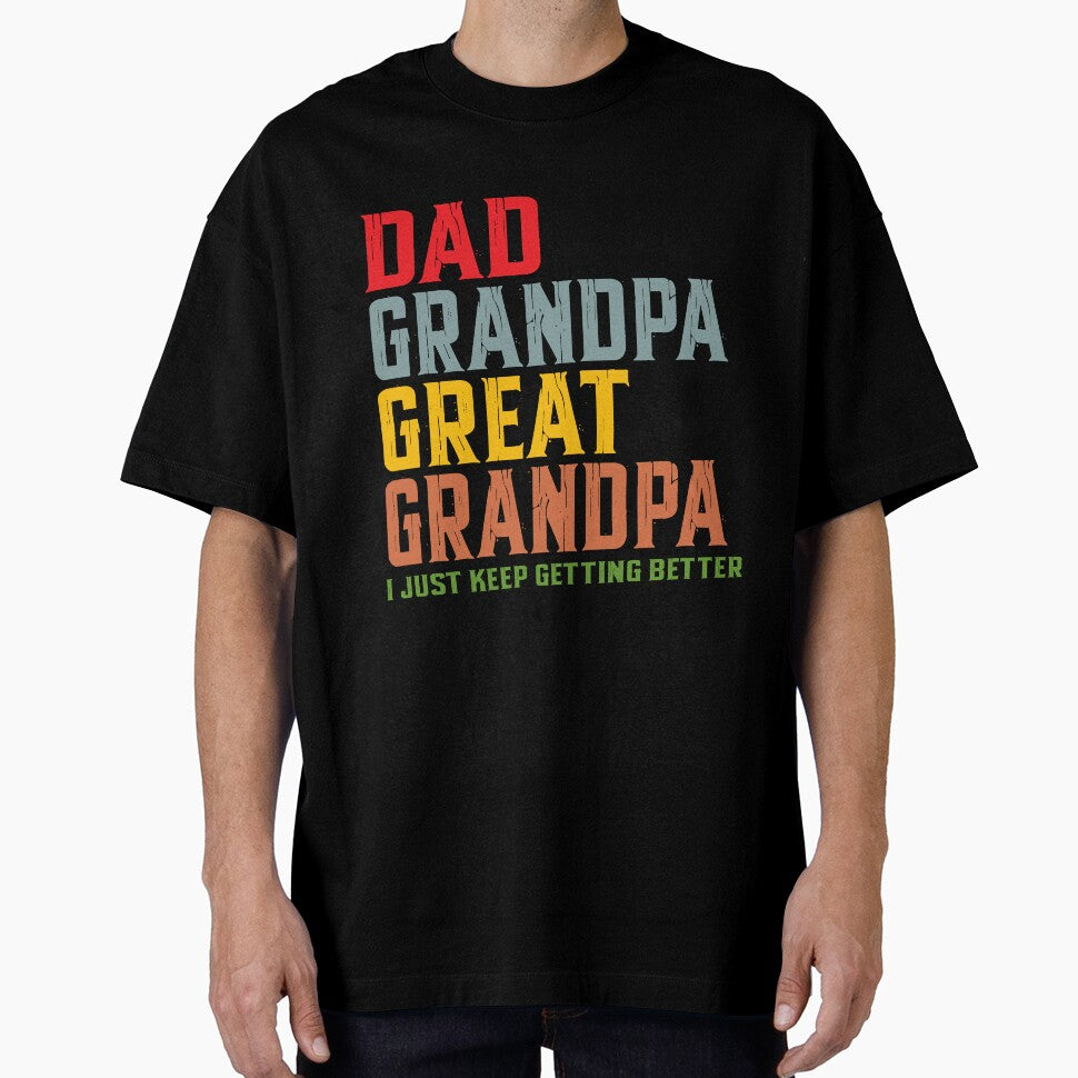 Dad Grandpa Great Grandpa Fathers Day for Great Grandfather by QuiteOrbit