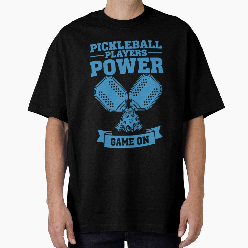 Pickleball Players Power Game On Funny Player by LuminOrb