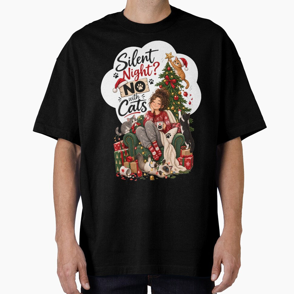 Silent Night? No With Cats – Funny Cat Christmas Chaos by SVALANART