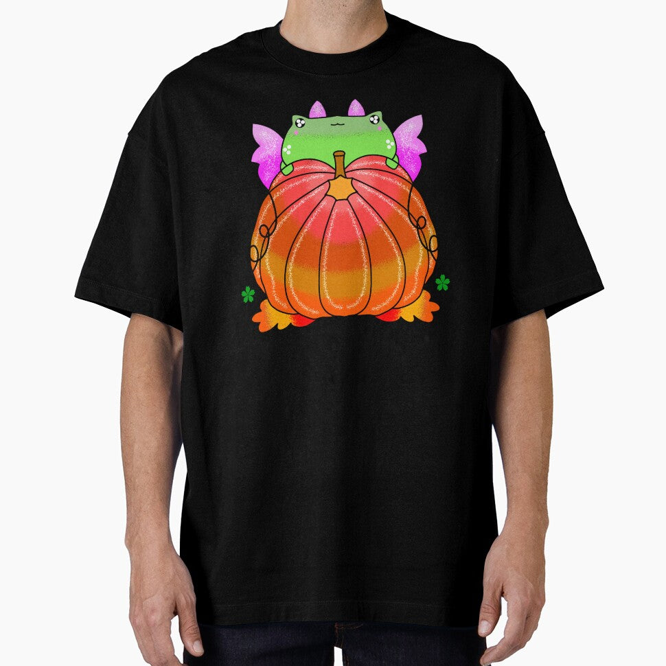 Fairycore ghost adorable Coolest pumpkin patch halloween frog by Quacktails