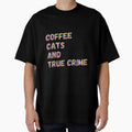 Coffee, Cats and True Crime (Beautiful mosaic, stained glass version.) by CristalleLisa