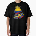Vintage Columbia flag Crowned Soccer Ball by QuiteOrbit