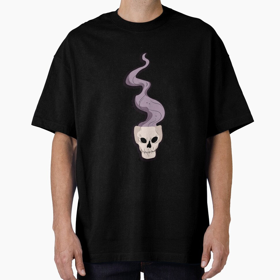 Skull smoke purple by Livingcreative