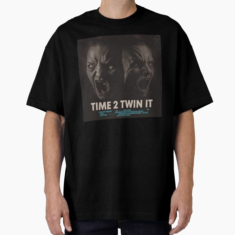 Time 2 Twin It Scary DIY Shirt Vintage Horror and Halloween Craft Tee | Time2TwinIt | Time 2 Twin It by LAVegasVibes