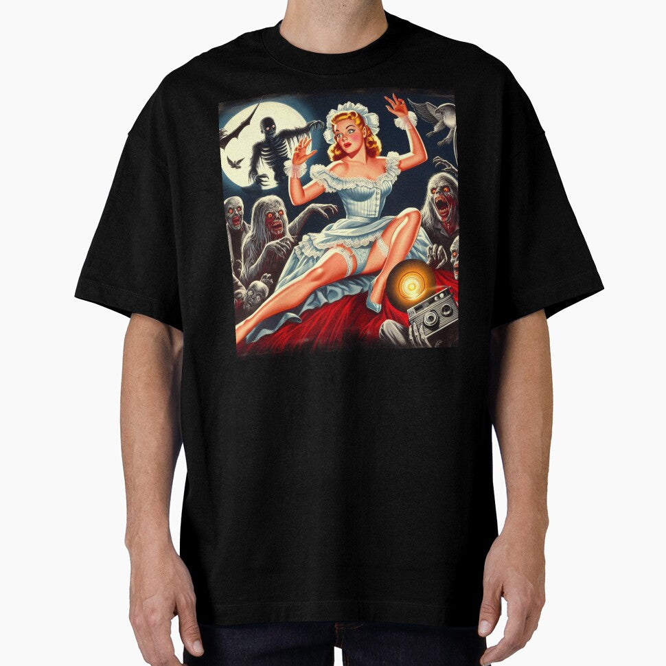 Retro Horror Pin-up by PulpVintage