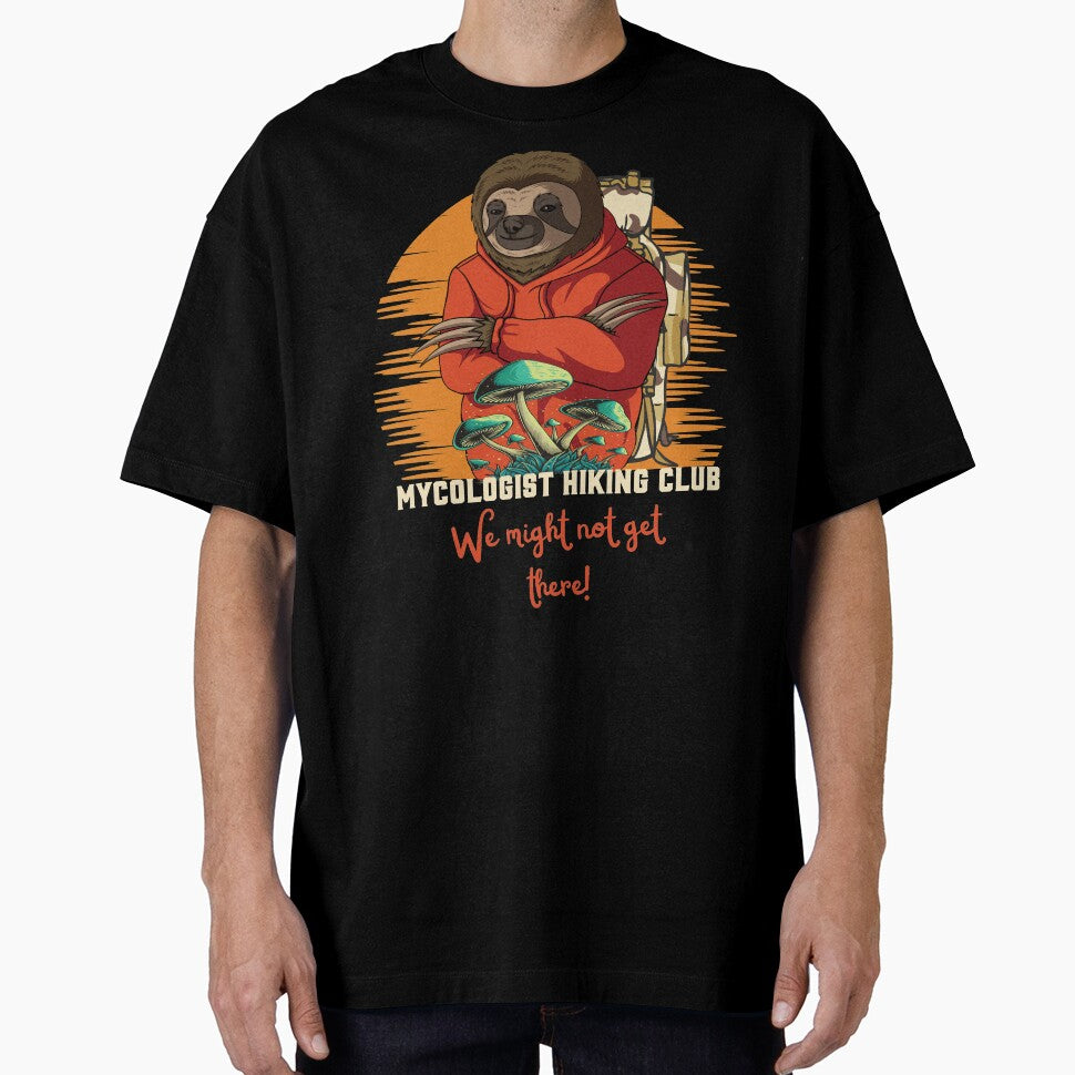 Mycologist Hiking Club Funny Mycology Art by MrEddie10
