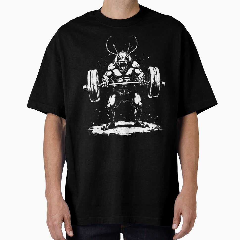 Vintage Dung Beetle Powerlifting Workout Animal Distressed by MargieLauren