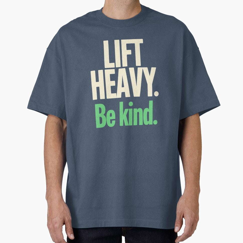 Lift Heavy Be Kind Wholesome Gym Shirt by ys96