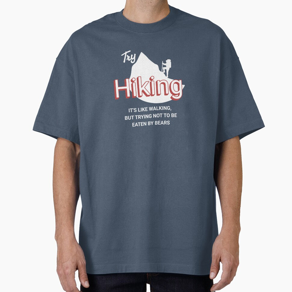 Funny Hiking, Try Hiking, Don't get eaten by SurfPixieArt