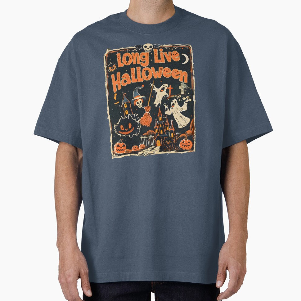 Vintage Long Live Halloween by trendyzcom