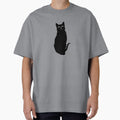 Sitting Black Cat Silhouette | Halloween by llevine2934