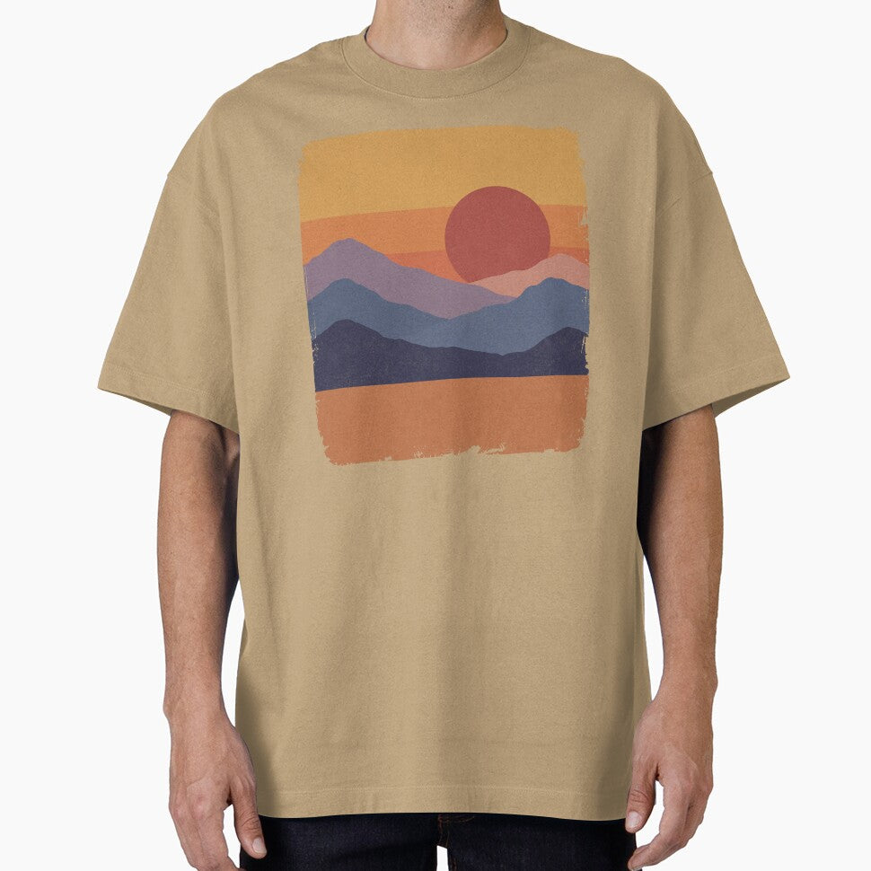 Mountain Sunset Vintage. #2 by EunsooLee
