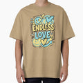 Endless Love Typography with Smile Emoji – Cute Positive Love Design by RajDeals