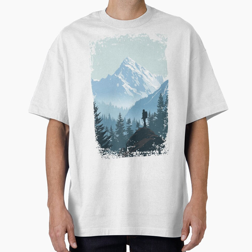 Hiking in the Mountains Lonely Trip by RR-Arts
