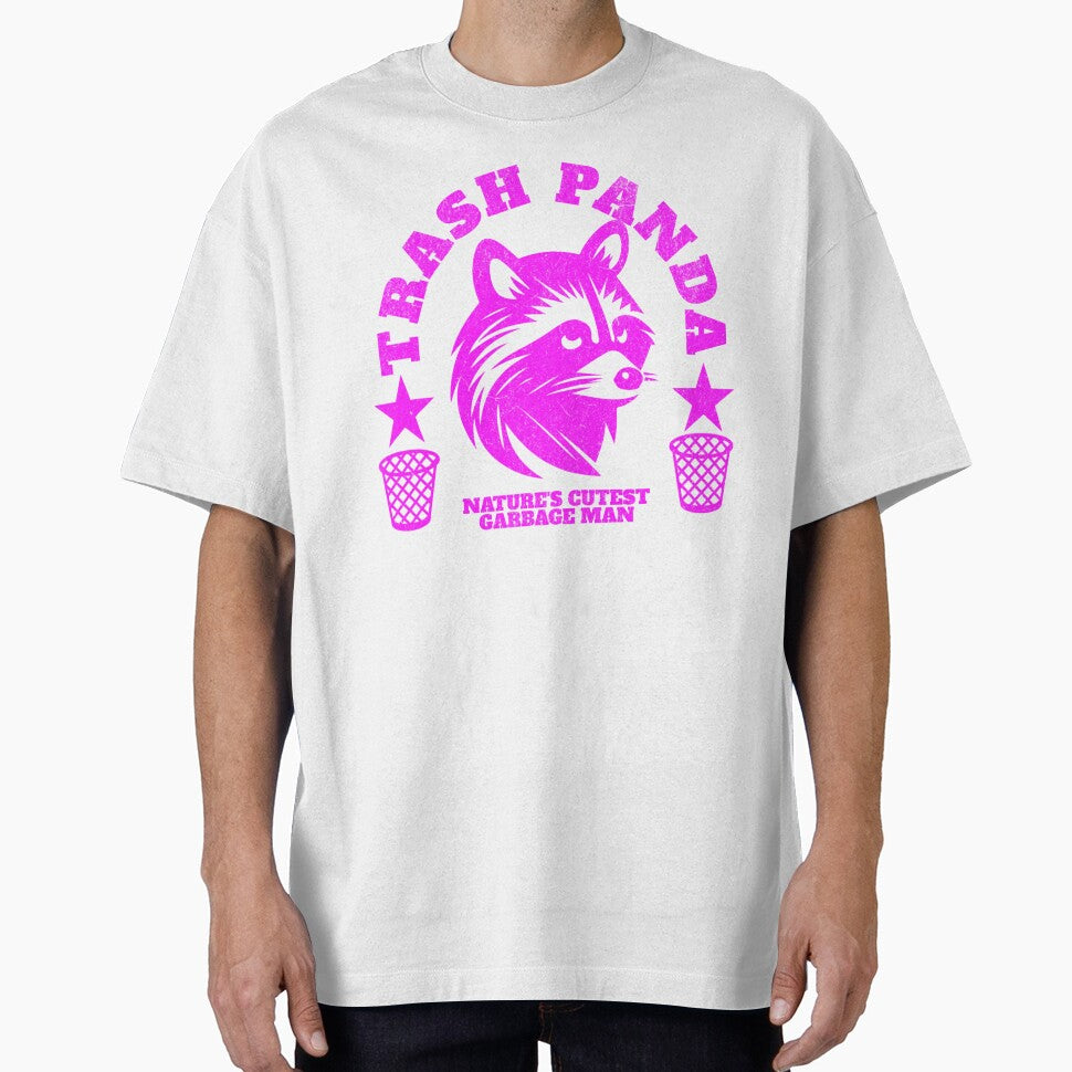 Raccoon trash panda ironic college seal parody hot pink by DisgustangCO