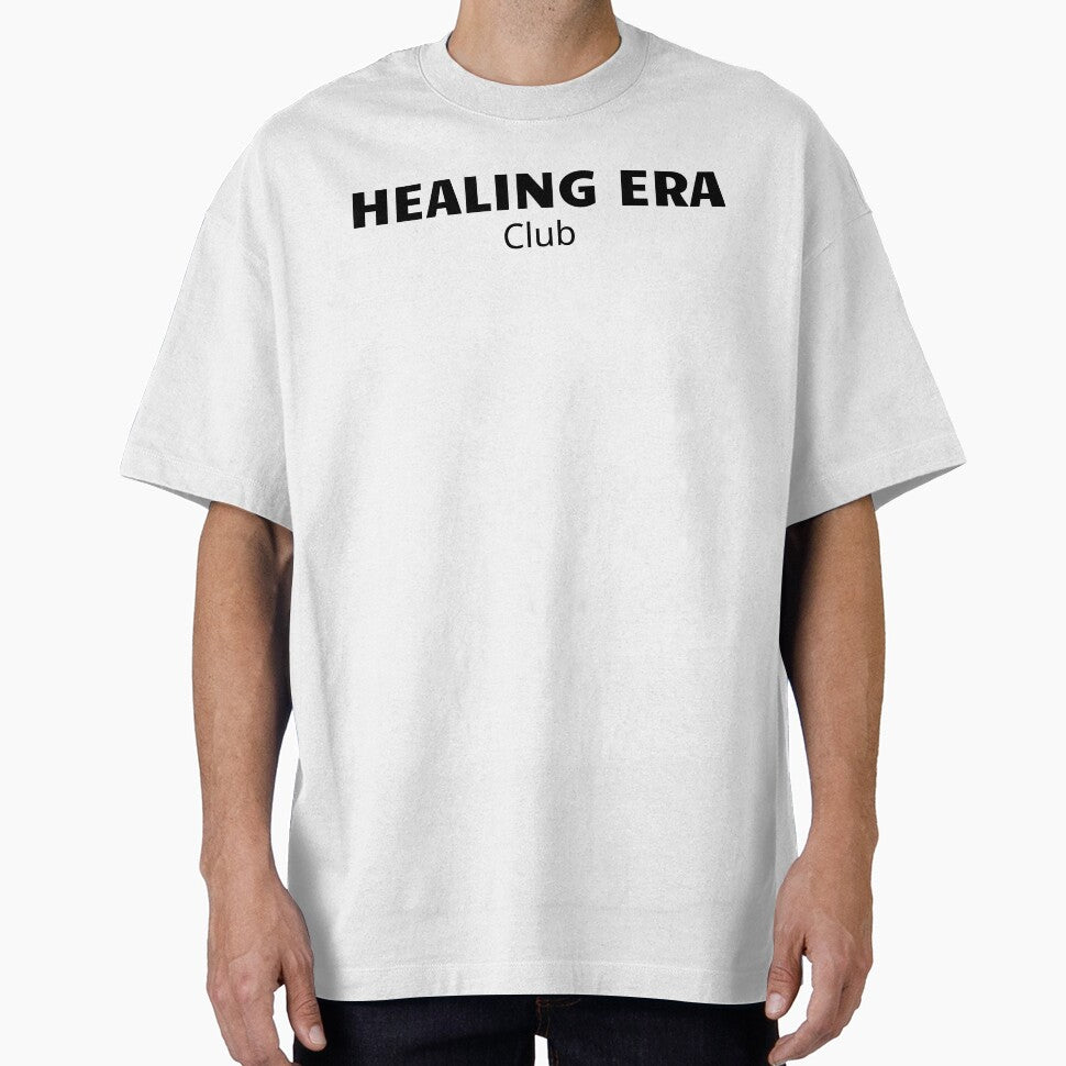 Healing Era Club Minimalist Self Care Aesthetic T-Shirt by CalmMandala
