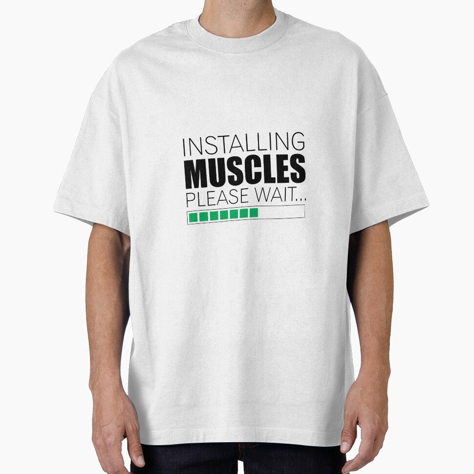 Installing Muscles Please Wait… - Gym Motivational Quotes by Labno4
