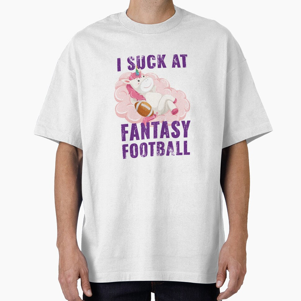 I Suck At Fantasy Football, Unicorn Fantasy Football by Space Fox