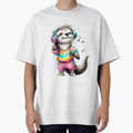 Cute otter in 80s look – funny retro animal design by Closeddog