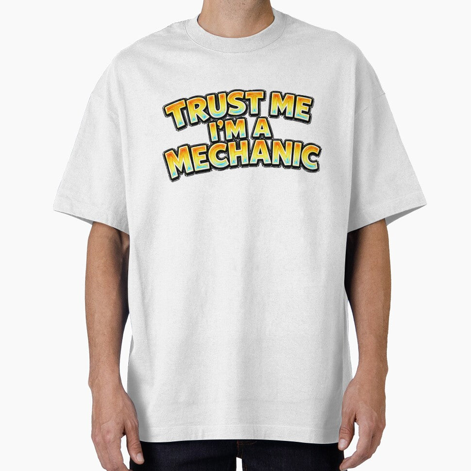 TRUST ME I’M A MECHANIC – hand drawn childlike typography by Mac Sketches