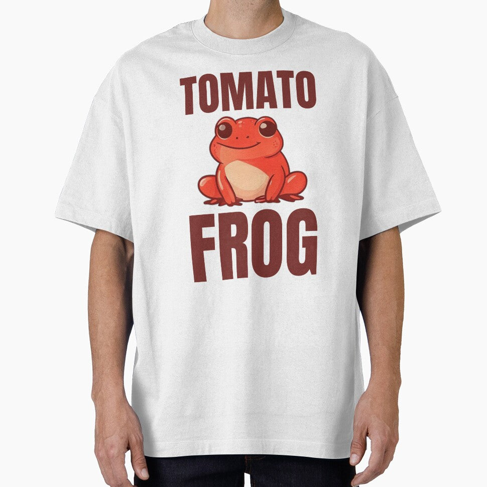Cute Tomato Frog Chubby Red Amphibian by DreamDesignWear